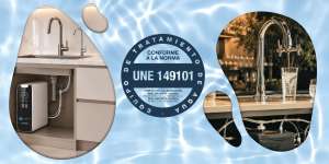 Certificado UNE149101 agua apta para el consumo humano agua ósmosis para beber