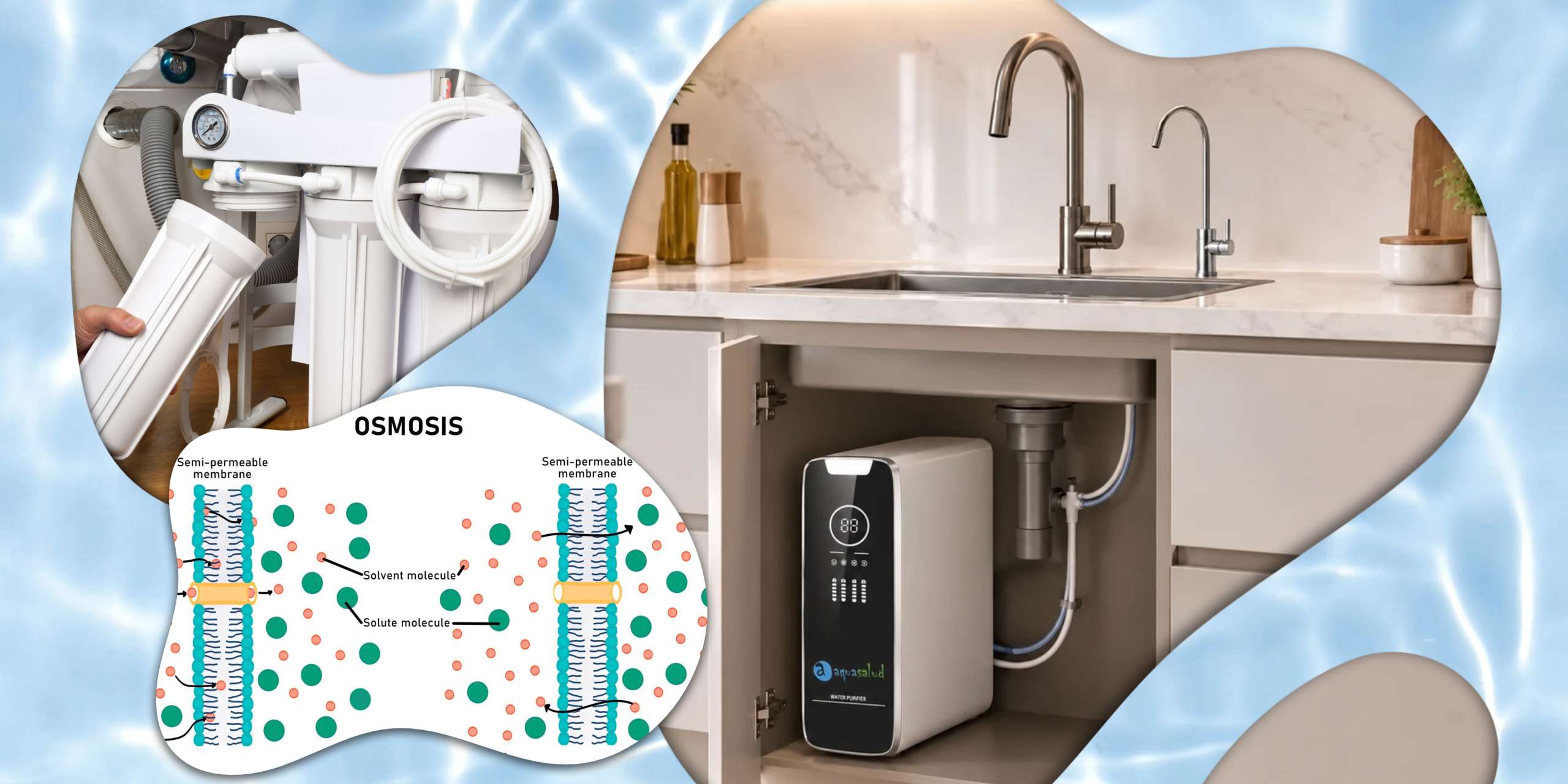 Ósmosis inversa doméstica: el agua potable más sana para beber